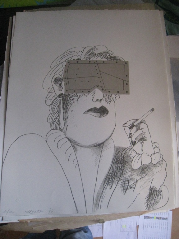 Anton Martineau, zeefdruk verkocht voor € 40!