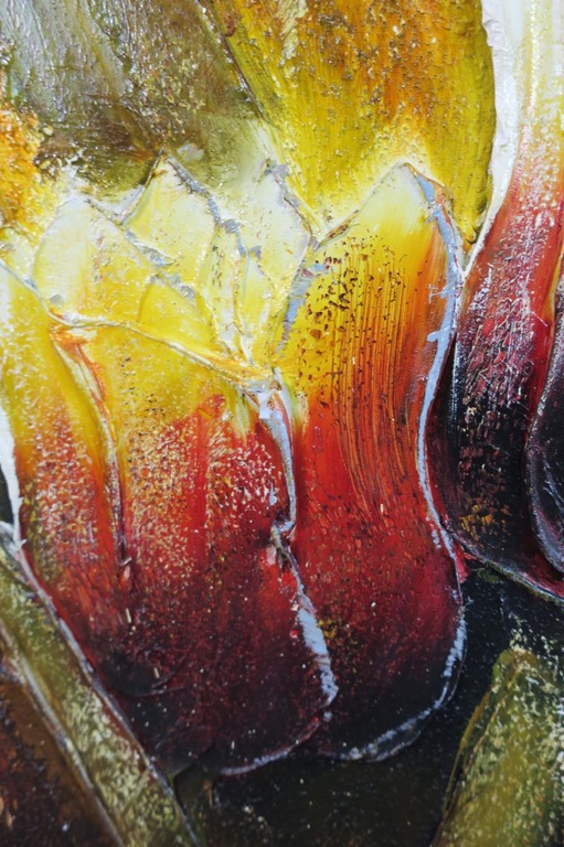 Jochem de Graaf: Olieverf op doek, Tulpen kopen? Bied vanaf 1!