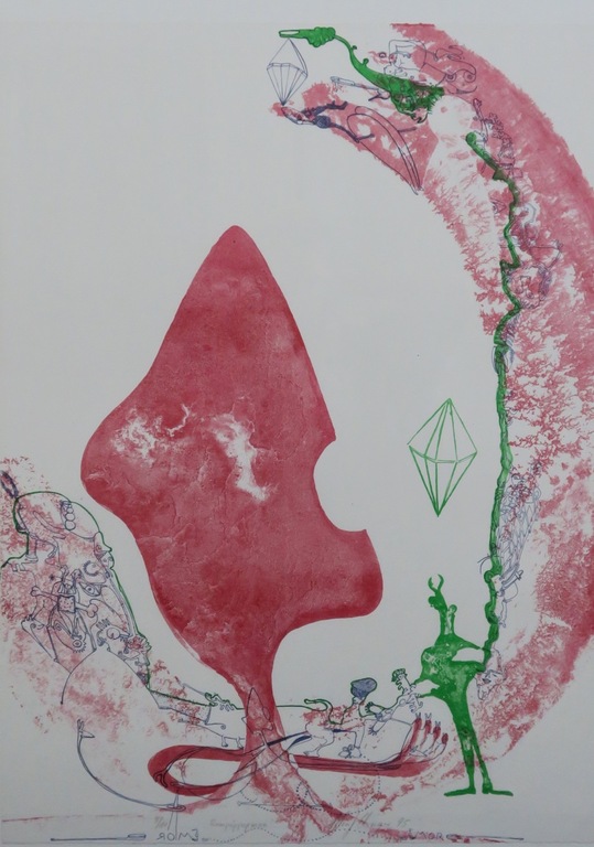Moritz Ebinger: Litho, Rompoppopmor - Ingelijst kopen? Bied vanaf 1!