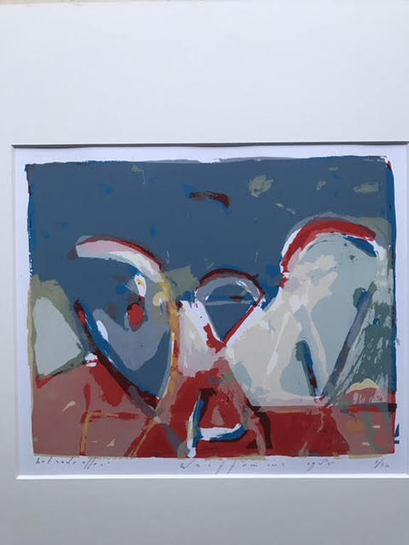 Piet WARFFEMIUS- Het rode offer- 50 x 50 cm - 1985 kopen? Bied vanaf 1!
