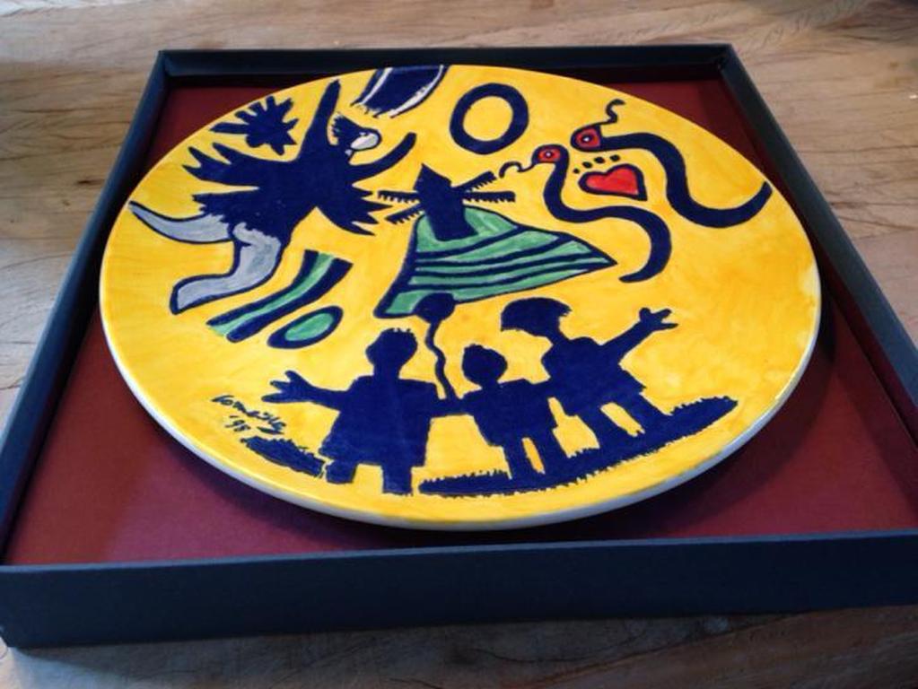 Corneille - Grote porceleine schaal "Luna" van corneille edt. 1000 kopen? Bied vanaf 139!