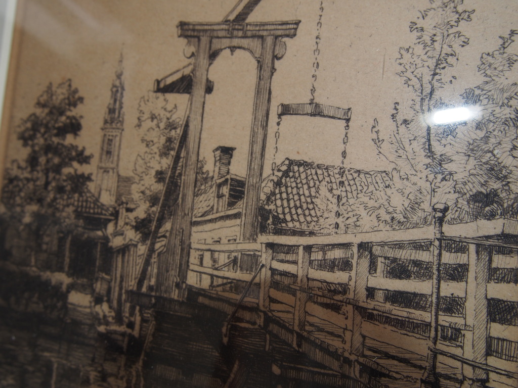 Hendrikus Roodenburg: ets, brugje Edam, 1959 kopen? Bied vanaf 20!