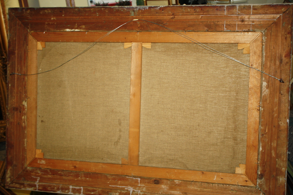 JC ROELANDSE - LEIDSE SCHOOL - BOMSCHUIT EN VISSERS OP HET STRAND - GROOTFORMAAT kopen? Bied vanaf 450!