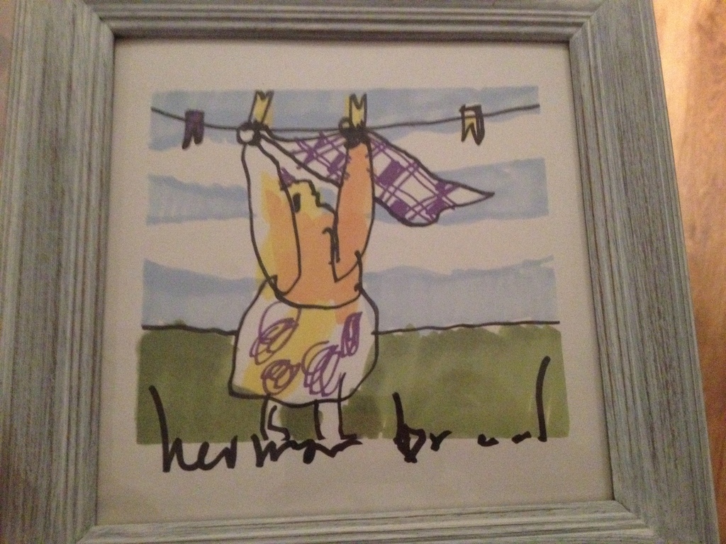 Herman Brood Was ophangen ingelijst verkocht voor € 95!