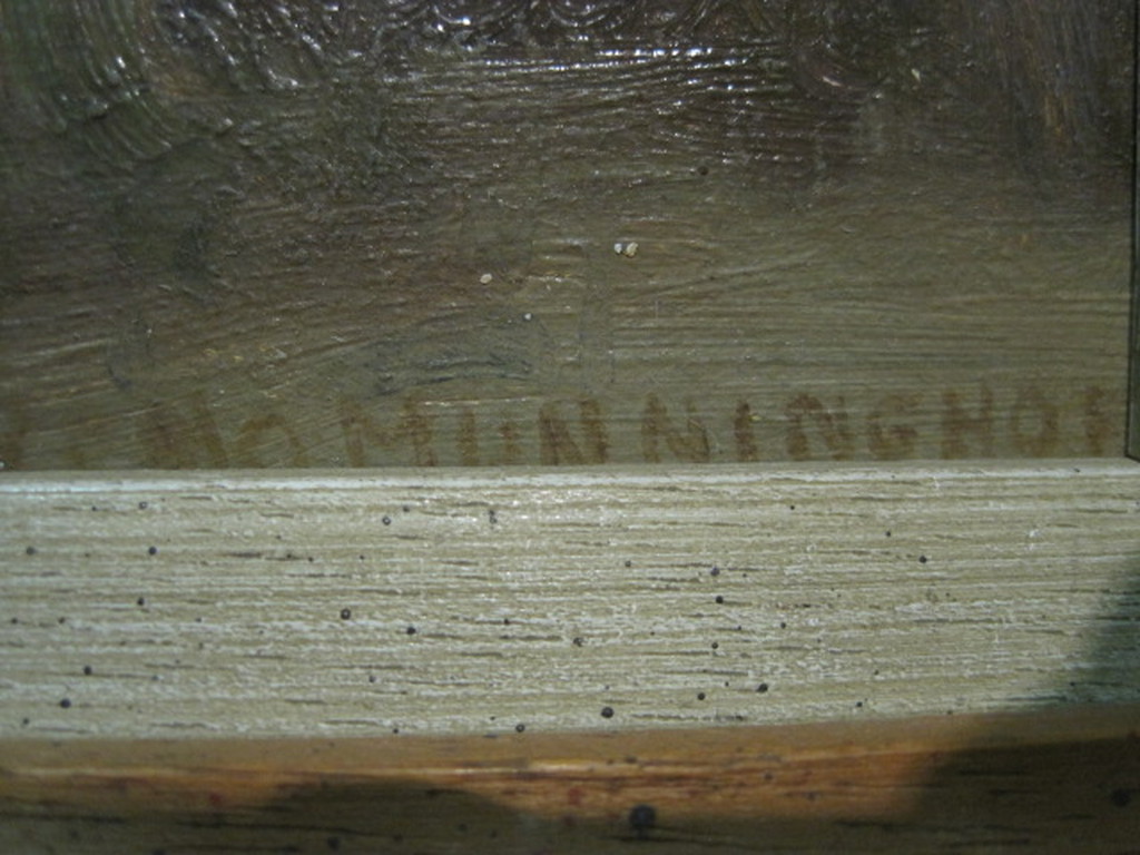 X.Munninghoff 1873-1944 "Hoge Veluwe heidelandschap" gesig. ca 1910 kopen? Bied vanaf 1!