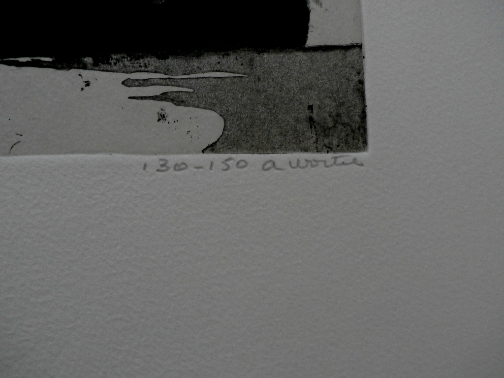 Ans Wortel - ets/aquatint: het land van de gemene deler is het enige land dat ik kopen? Bied vanaf 85!