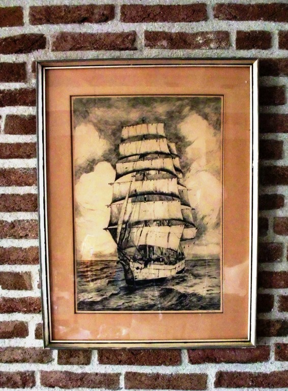 Ets ( droge naald?) Jan sirks. verkocht voor € 90!