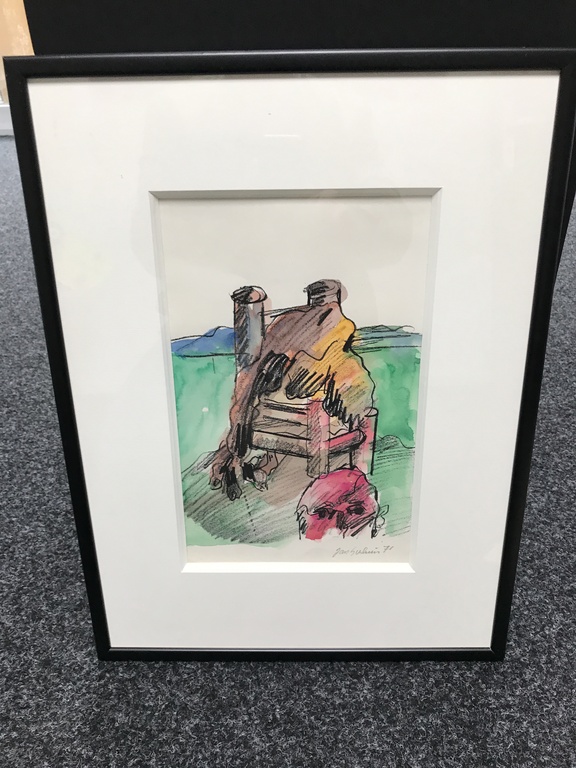 Jan Sierhuis ingekleurde litho  kopen? Bied vanaf 75!