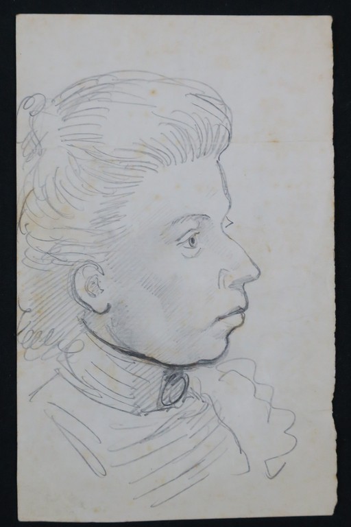 Lot met 4 Tekeningen, o.a. Onbekend Gesigneerd: Inkttekening, De Cellist kopen? Bied vanaf 1!