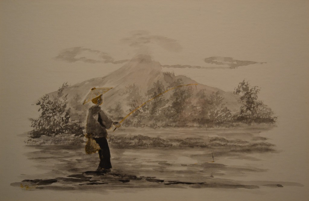 Onbekende kunstenaar: twee fraaie aquarellen - Indonesie - gesigneerd. kopen? Bied vanaf 1!