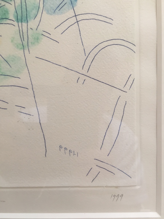 Jaap Hillenius : aquarel en ets : "Kleur en vorm "  kopen? Bied vanaf 110!