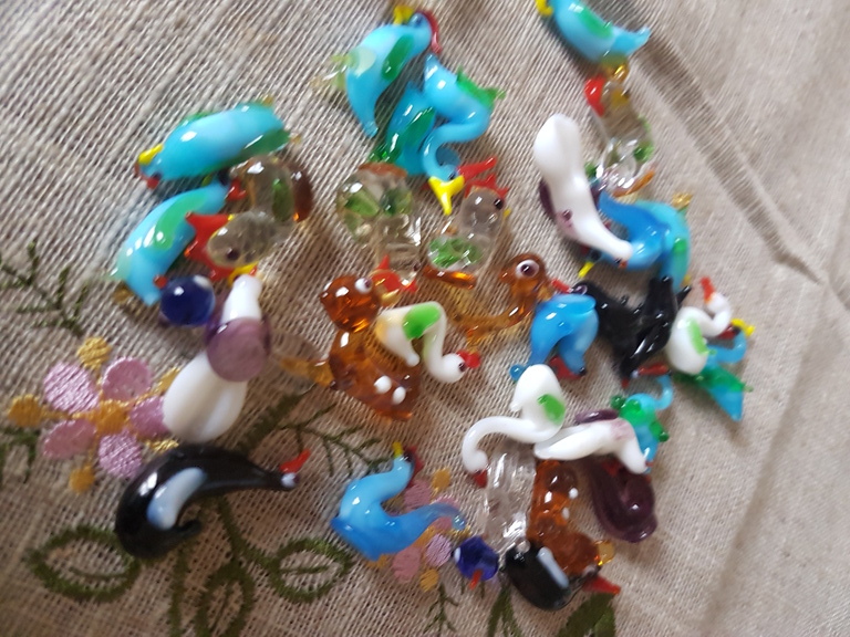 Lotto vintage zoo in Murano glas-assortment van 50 pz  kopen? Bied vanaf 7!