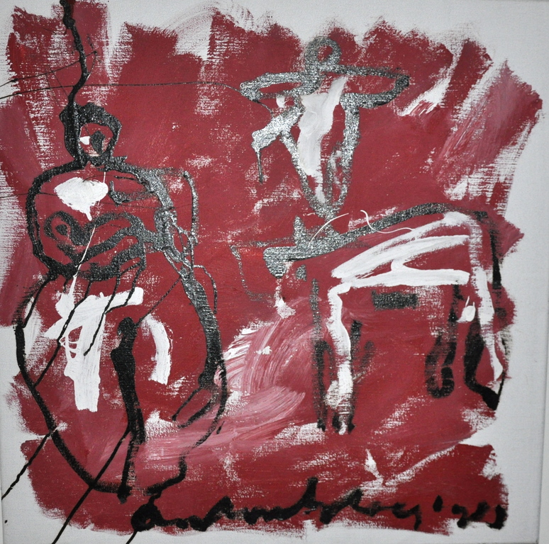 Anton Heyboer: Olieverf op canvas:Untitled verkocht voor € 250!