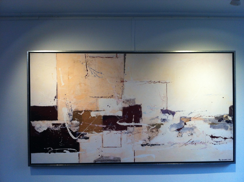 Ron van der Werf  zeefdruk op bewerkte ondergrond op doek. kopen? Bied vanaf 1!