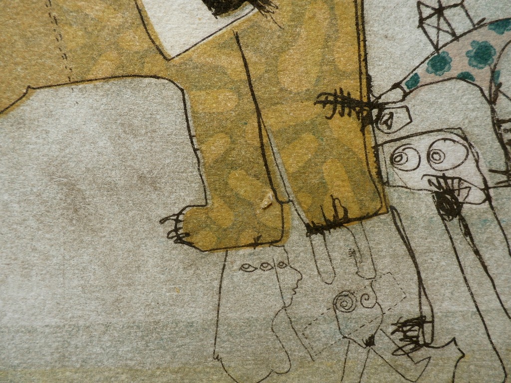 Michel van Overvoorde ets: Een nacht bij de koning - 1978 kopen? Bied vanaf 50!