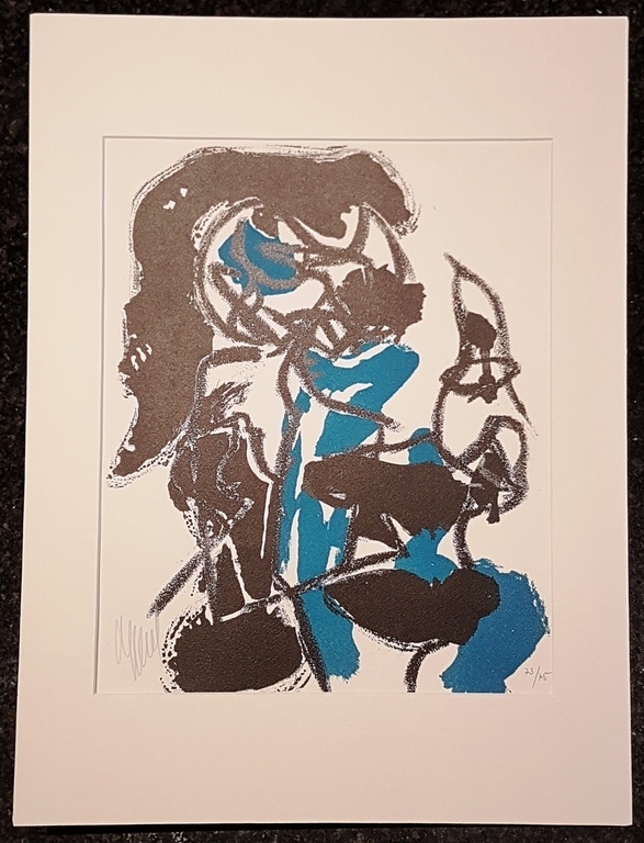 Karel Appel - Kleurenlitho - uit 'Unteilbares teil' - 1961 kopen? Bied vanaf 350!
