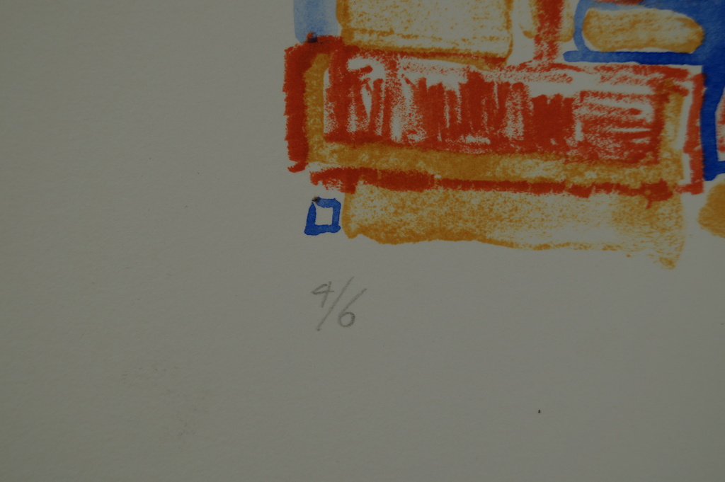 Caroline Gresnigt - gesigneerde litho - 2002 kopen? Bied vanaf 9!