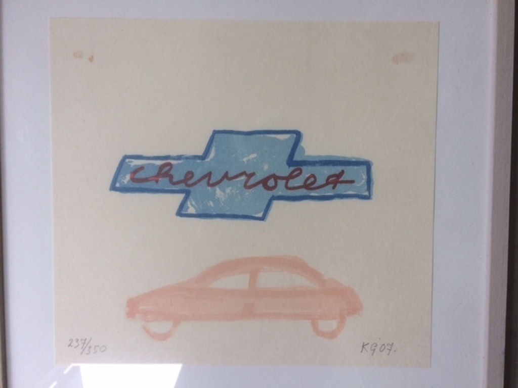 Gat in de heg, litho Chevrolet kopen? Bied vanaf 10!