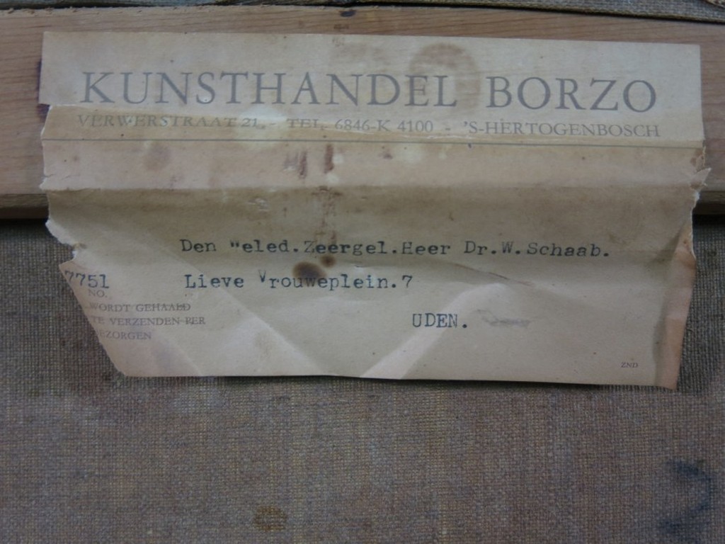 Peter van den Braken: Olieverf op doek, Veldbloemen - Ingelijst (groot) kopen? Bied vanaf 400!