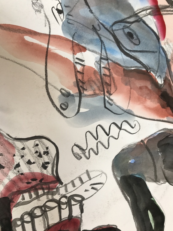 Anton Martineau ( CoBrA ) Prachtige tekening Voorstudie kopen? Bied vanaf 65!