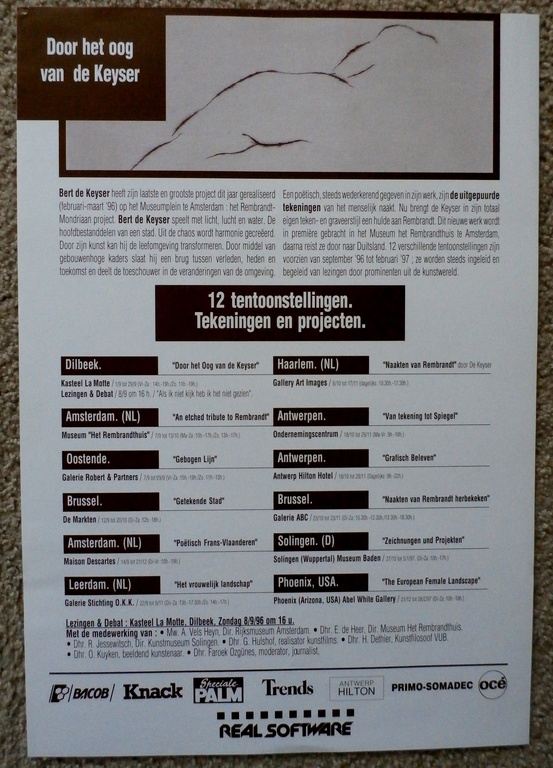 Bert de Keyser - ets: naar naakten van Rembrandt  kopen? Bied vanaf 35!