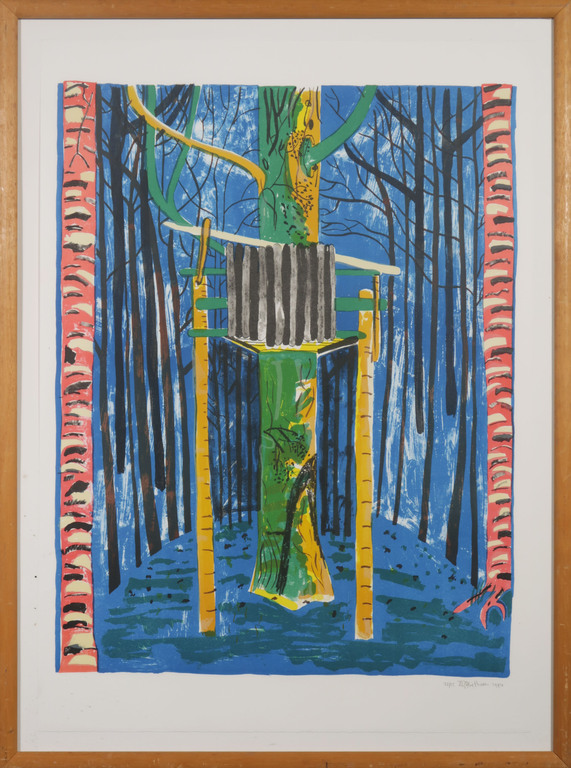 Dorian Hiethaar: Litho, Uitkijktoren - Ingelijst kopen? Bied vanaf 1!