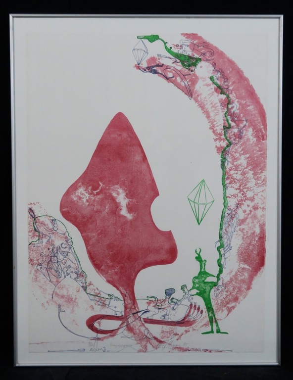 Moritz Ebinger: Litho, Rompoppopmor - Ingelijst kopen? Bied vanaf 1!
