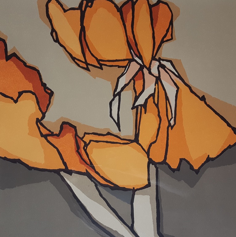 Fon klement (1930-2000) - houtsnede 10/90, gesigneerd verkocht voor € 240!