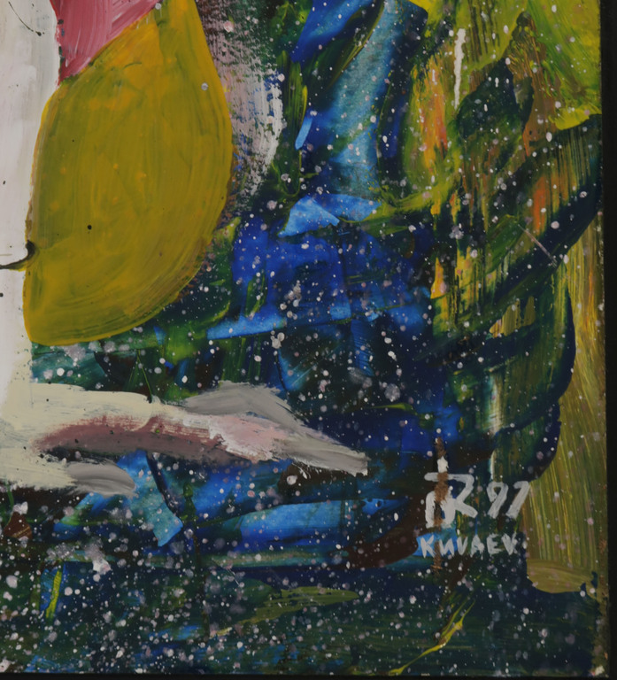 Oleg Kuvaev: Acryl op board, Z.T. (groot) kopen? Bied vanaf 1!