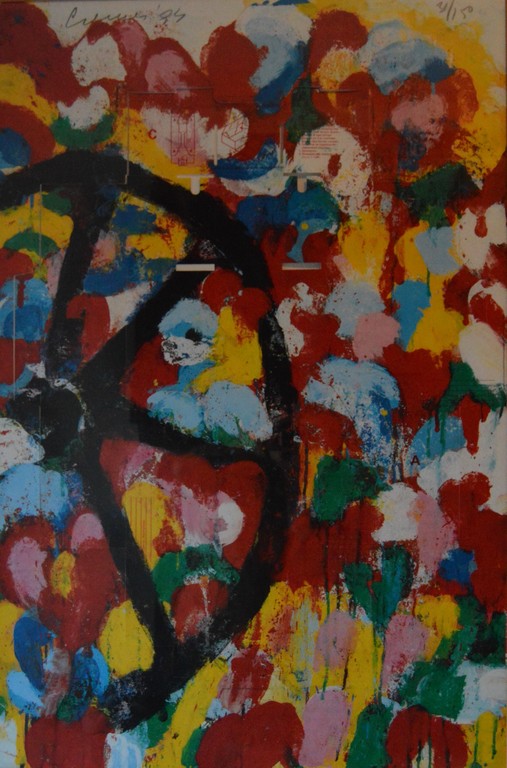 Jan Cremer: Zeefdruk op postpakketjes - Z.T. - ingelijst - GROOT kopen? Bied vanaf 199!