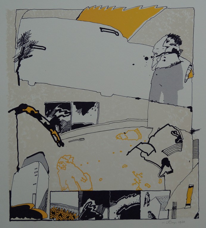 Huibert van Dorp - gesigneerde zeefdruk - zonder titel - 38 ex. kopen? Bied vanaf 1!