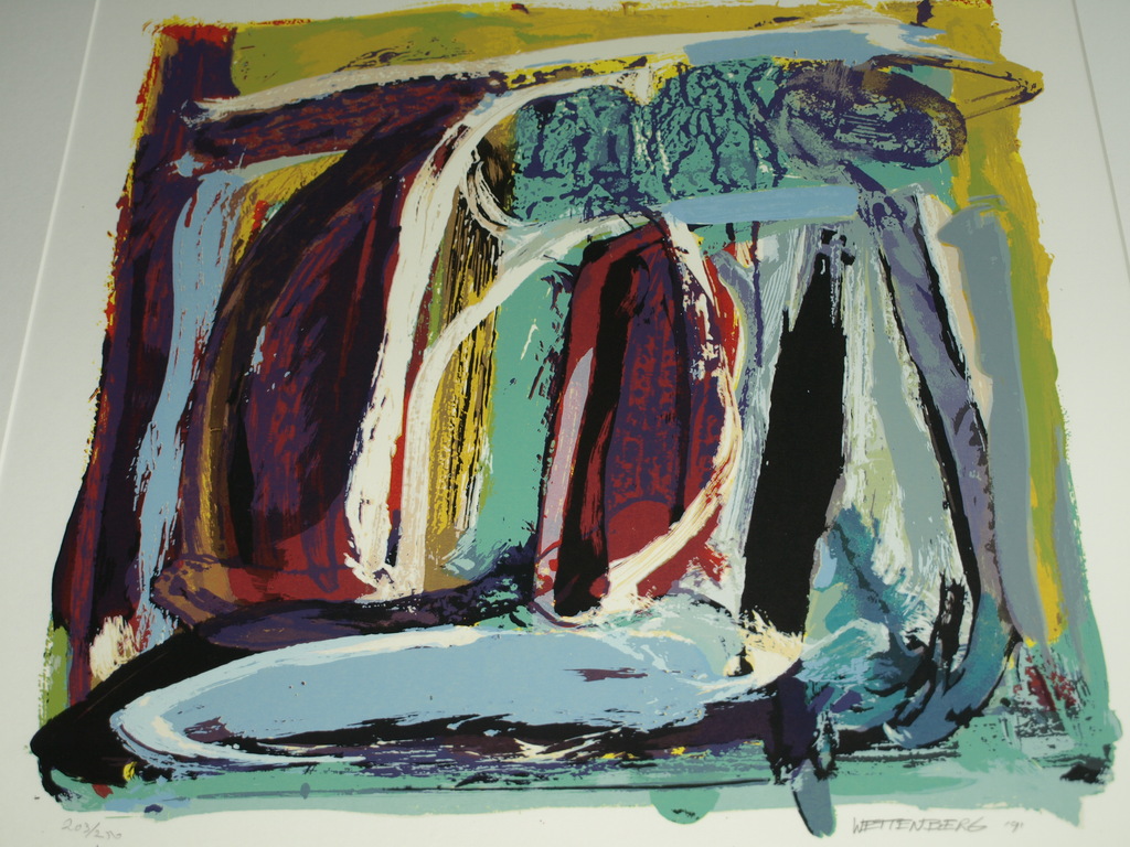 SIEBRAND WEITENBERG (1960) - Zeefdruk – Gesigneerd & ingelijst - 1991 verkocht voor € 45!