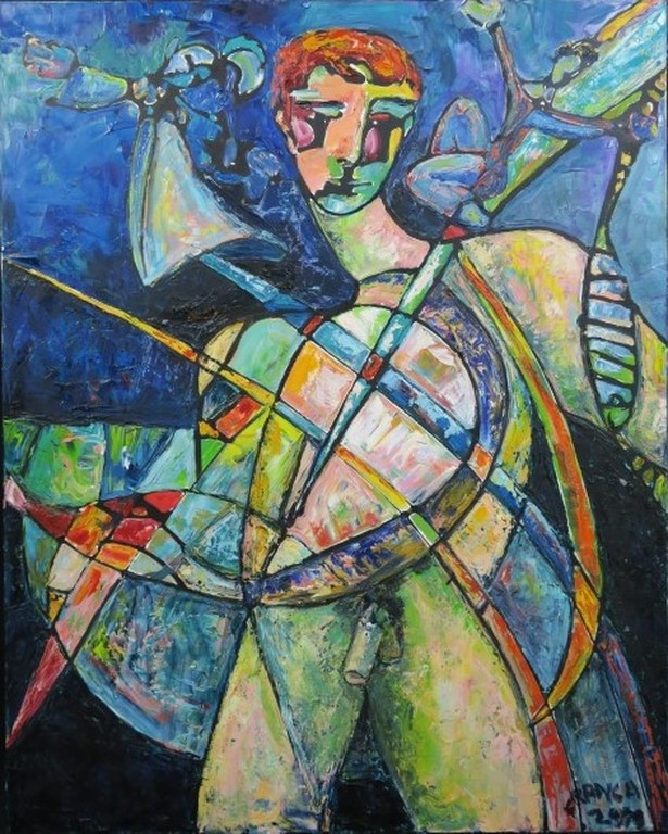 Franca Muller Jabusch: Olieverf op doek, All kinds of instruments (groot) kopen? Bied vanaf 100!