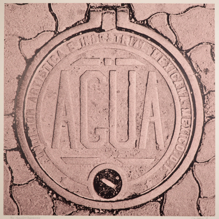 Paul Baars: Zeefdruk, Mexico City Manhole cover kopen? Bied vanaf 20!