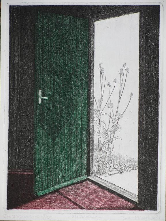 Joost Minningh, Open deur, Kleurets verkocht voor € 35!