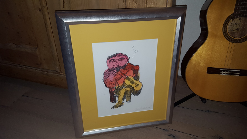 Jan Sierhuis - zeefdruk, handgesigneerd en gedateerd '74 (ingelijst) kopen? Bied vanaf 125!