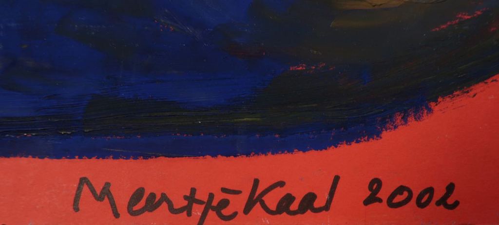 Lot met 4x olieverf op karton van Meertje Kaal kopen? Bied vanaf 1!