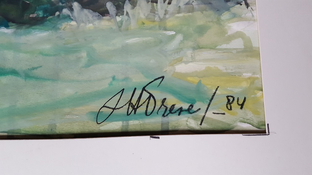Job Frese: aquarellen, Oostenrijkse landschappen. kopen? Bied vanaf 1!