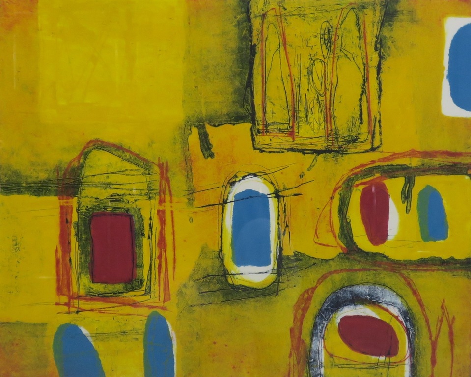 Hans Heijman: Kleurets, On the road - Ingelijst kopen? Bied vanaf 20!