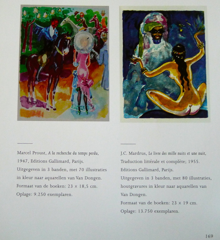 Kees van Dongen  een houtgravure  naar aquarel uit 1001 nacht, 1955 . kopen? Bied vanaf 15!