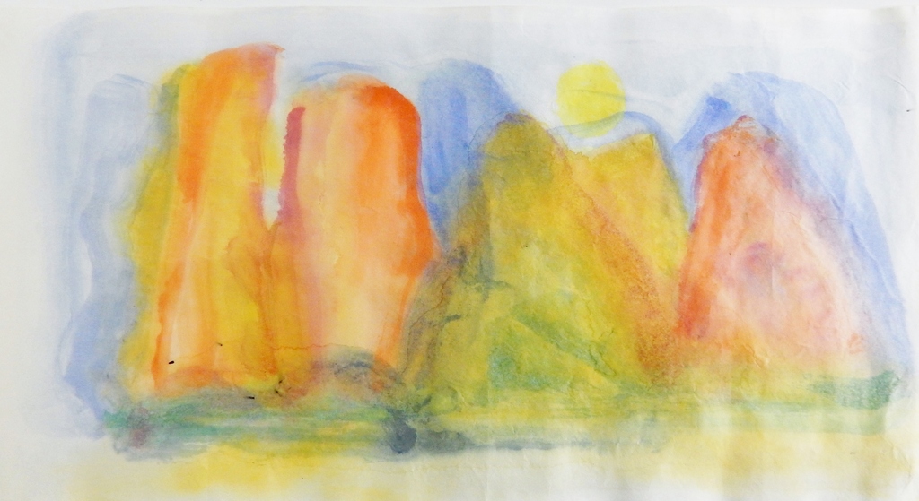 Ernst Vijlbrief (1934-2010) - Aquarel op papier 30x60 cm kopen? Bied vanaf 1!