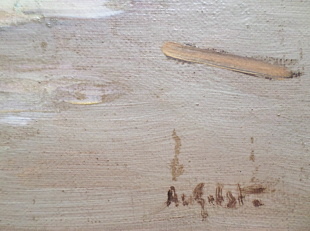 Arnout van Gilst - Schelpenvisser, olieverf op doek (ingelijst) kopen? Bied vanaf 80!