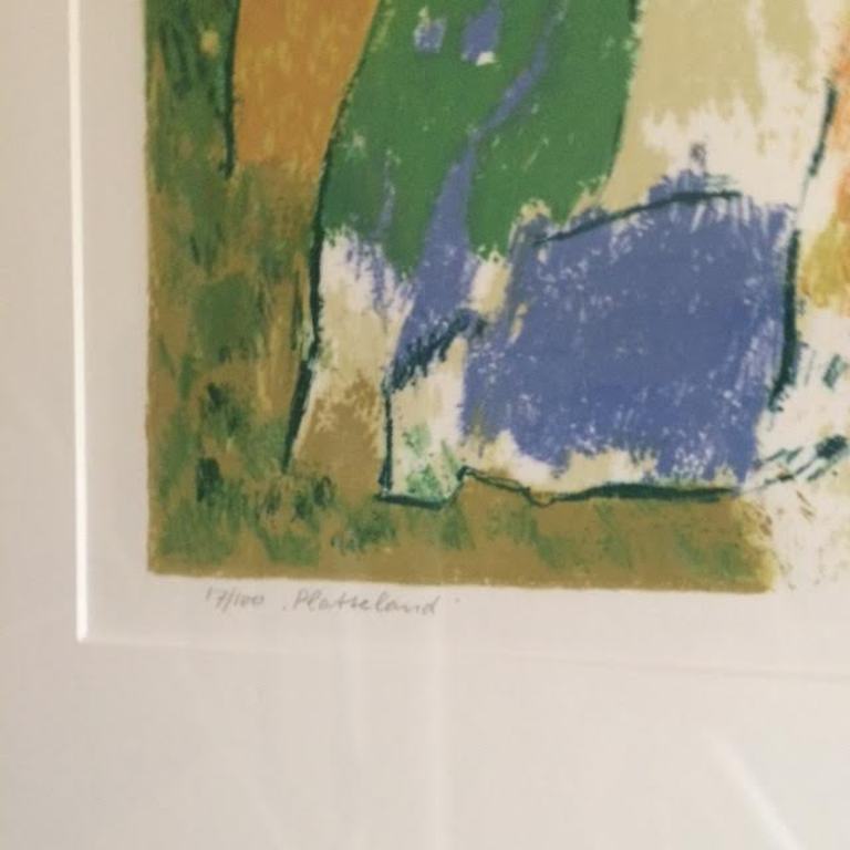 Leo Poelmeijer Zeefdruk Titel  Platteland ( In aluminium lijst) kopen? Bied vanaf 29!