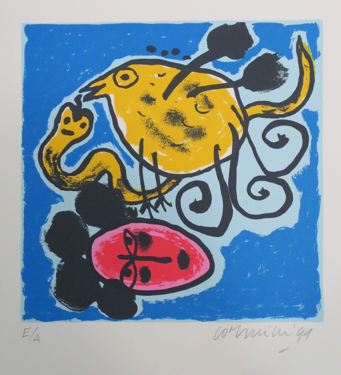 Corneille: Zeefdruk, Tete de femme kopen? Bied vanaf 50!