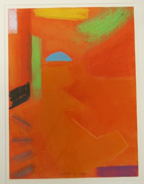 Xandra Donders: Gouache, Callosa d'e-saria - Ingelijst verkocht voor € 50!