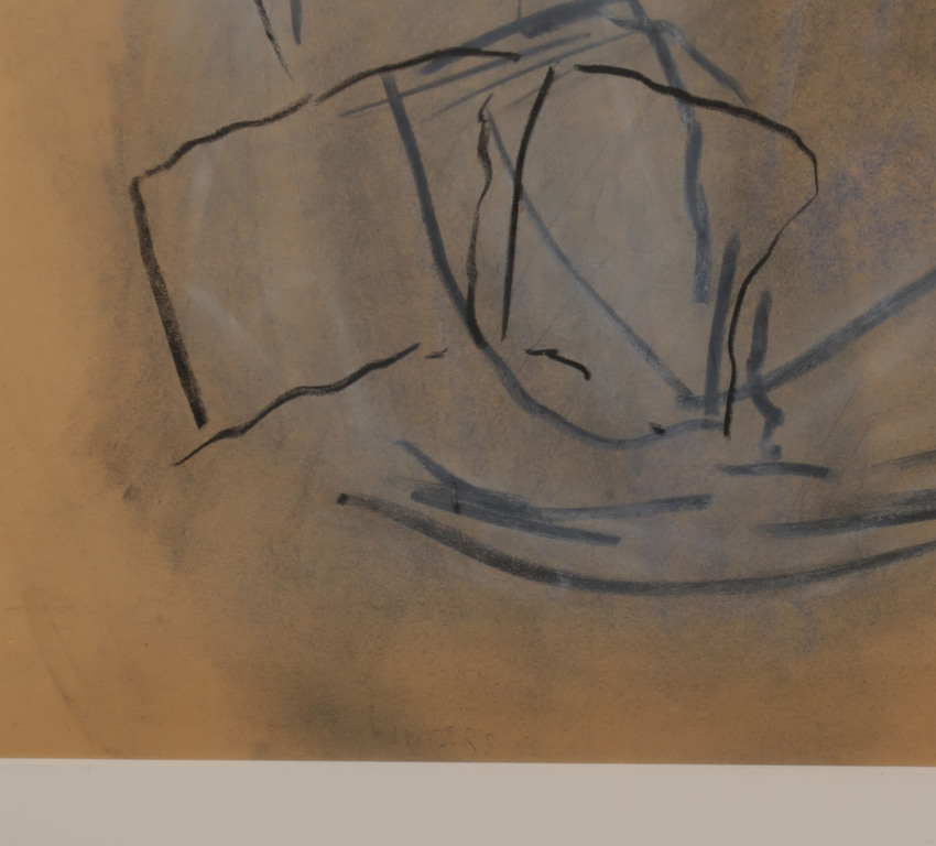 Mariette Linders: Gemengde techniek op papier, Z.T. - Ingelijst (Groot) kopen? Bied vanaf 50!