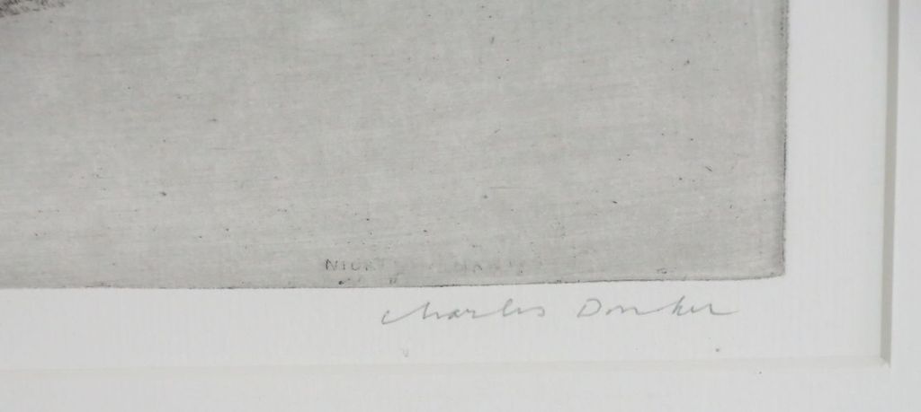 Charles Donker: Ets, Dode kerkuil kopen? Bied vanaf 100!