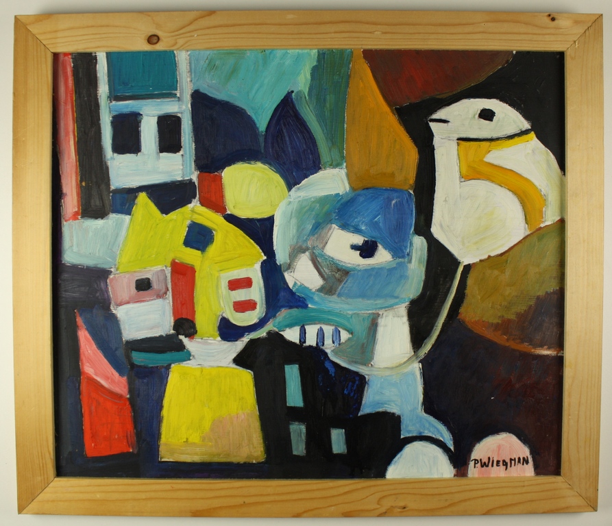 PIET WIEGMAN (II), olieverf op board kopen? Bied vanaf 199!