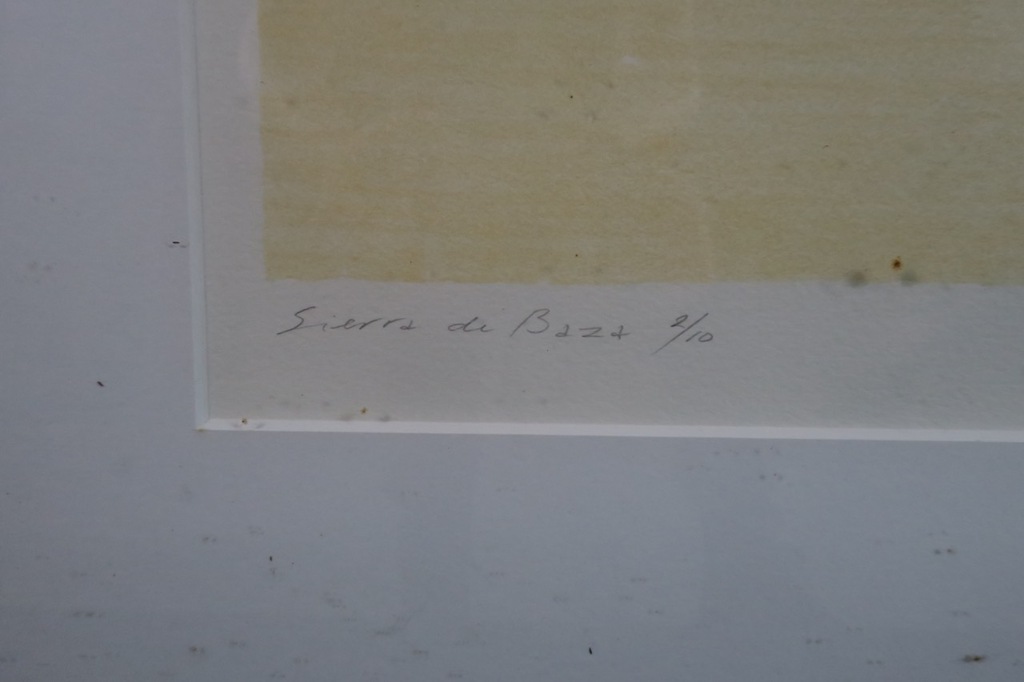 Jan Hein van Rooy: Litho, Sierra de baza - Ingelijst kopen? Bied vanaf 20!