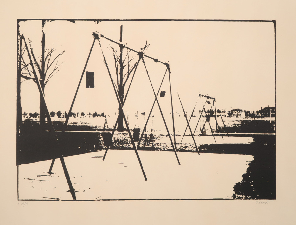 Paolo Serra: Zeefdruk, Schommels kopen? Bied vanaf 20!